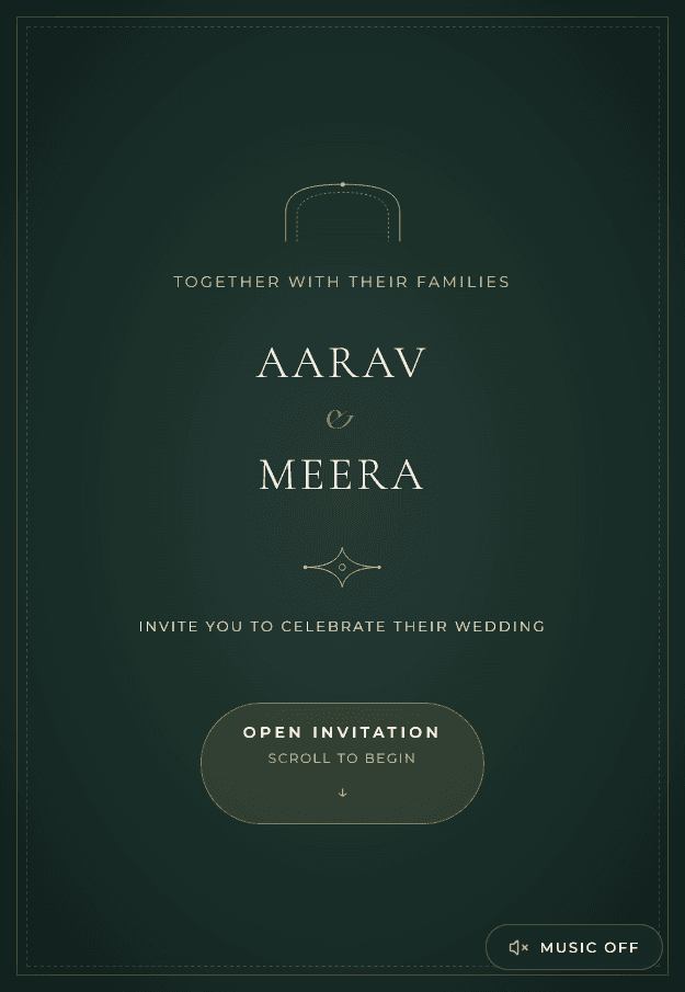 Ivory Palace — Contemporary Luxury Invitation Template